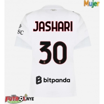 Camiseta AC Milan Ardon Jashari #30 Visitante Equipación para mujer 2026-27 manga corta